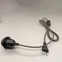 Kit de suspension luminaire DIY 303 Switch avec cordon et douille E26 E27 pour Loft et entrepôt