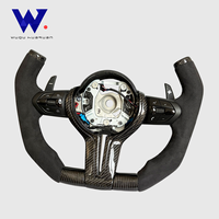Volant de direction en cuir de cerf et fibre de carbone pour BMW Série 3, Série 5, F10, M5, F20, F30, M3, F80, M4, F82, M2, F87, F90, F11, F13, E90 M