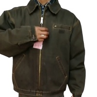 Veste de travail bombardier en coton, nouveau, tenue d'hiver, tissée en chine, en toile de canard, vêtements de travail,