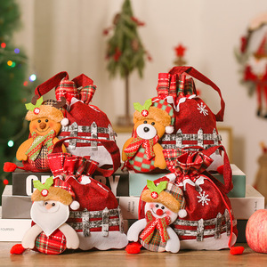 <b>Christmas</b> Decorations Santa Claus Snowman Deer <b>Gift</b> <b>Bag</b> Children's <b>Gift</b> <b>Bag</b> Candy <b>Bag</b> <b>Christmas</b> Handbag - Product Image 1