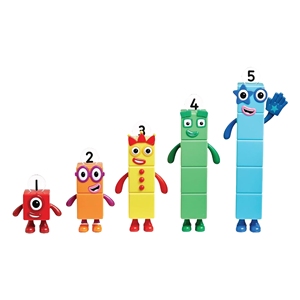 Juguetes JUNRONG Numberblocks 1-5, Bloques de Construcción Educativos de Matemáticas y Conteo, Figuras Apilables Móviles, Aprendizaje Montessori para Niños - Product Image 1