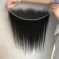 Venta al por mayor de extensiones de cabello humano 100% Remy con cierre frontal transparente HD, lisas, pre-arrancadas y con nudos decolorados para mujer