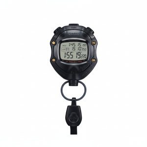 Casio-Cronómetro con Agarre Ergonómico, Cronómetro Genuino con Medidas Precisas, Manual Coreano, Incluye Dispositivo de Seguimiento de Cronometraje, 1 Unidad, 2 Unidades - Product Image 1