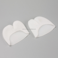 Pochettes d'orteil pour chaussures de danse de ballet coussinets en silicone protecteur d'orteil souple pour chaussures de ballet