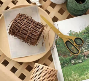 Guirlande de ficelle en <span class=keywords><strong>fil</strong></span> d'or 2mm 0.4mm, jauge Kraft <span class=keywords><strong>Floral</strong></span> pour les Bouquets de fleurs artisanaux - Product Image 3
