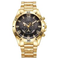 Montre-bracelet pour homme la plus vendue avec affichage de la date, grand cadran décontracté, style hip-hop, en alliage et verre, mouvement à quartz
