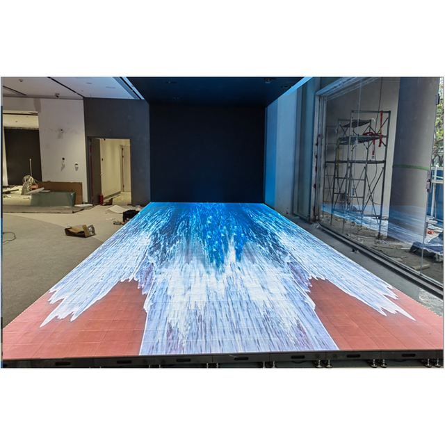 TOPvision Outdoor Waterproof Interactive Stage Dance Floor Led Display P4.81 Digital Video Tiles Screen Suppliers