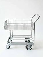 Carrito de Transporte Multifuncional Popular, Práctico y Fácil de Transportar, con Superficie de Trabajo con Recubrimiento en Polvo