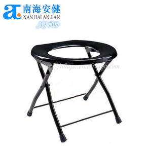 AJ-709B Bedside <strong>Orthopaedic</strong> Rehab Nursing Folding Commode <strong>Chair</strong> for Female Treatment - Product Image 3