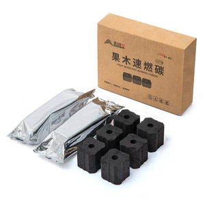 Bisina Quick Burning Charcoal Briquette Fruit Wood Indoor Outdoor Barbecue Tea Brewing Heating Use - Product Image 2