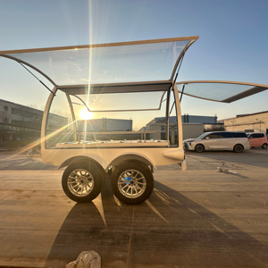 Coche Fúnebre Blanco, Limusina Clásica, Hermoso Coche Fúnebre Eléctrico Moderno, Remolque Fúnebre de Lujo en Venta - Product Image 1