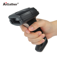 Escáner de Códigos de Barras 2D Inalámbrico AiGather A-9528BTN para Android e IOS, Lector de Códigos QR Portátil con Memoria