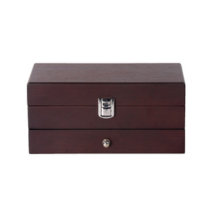 Caja para Relojes de Doble Capa con Diseño Abatible, Caja para Relojes de Vidrio de Alta Definición, Caja para Relojes de Varios Tamaños - Product Image 1