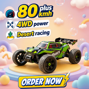 PDRacing TYRANTS T8 1/8 4WD Monster Truck RC Brushless 4S con Motore 3670, ESC 80A, Giroscopio, Telaio in Lega CNC, Veicolo RTR Off-Road - Product Image 1
