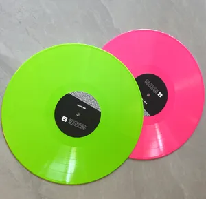 12" 140g 180g Opaque single color Vinyl record pressing and cardboard packaging supplier