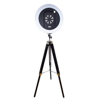 Photomaton portable en métal pour iPad avec éclairage intégré, photomaton pour selfies pour les événements