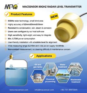 10m קצר טווח רדאר מרחק חיישן רמת מתמר רדאר טנק רמת מחוון - Product Image 6