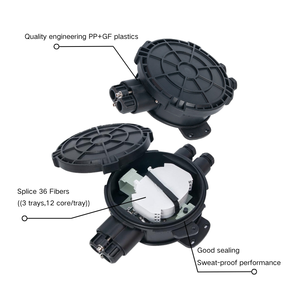 IP68 sợi quang Splice hộp 96 lõi FTTH Ngang bao vây MUFA sợi quang Splice đóng cửa Nap hộp - Product Image 2