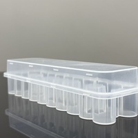 Boîtes en plastique transparent jetables de 3 ml à 20 ml (lot de 10) pour poudre lyophilisée et stockage de vaccins, étui pour peptides - Vente en gros