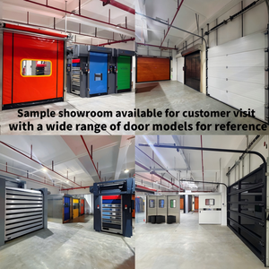 <span class=keywords><strong>Porte</strong></span> <span class=keywords><strong>sectionnelle</strong></span> industrielle installée sur les extérieurs des bâtiments industriels, design résistant au vent, structure durable, longue durée de vie - Product Image 5