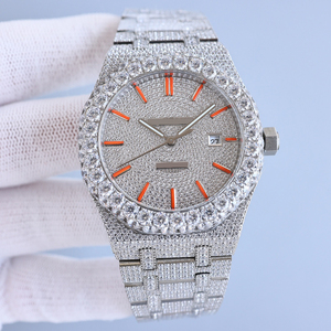 Đồng hồ cơ khí chống nước, dây đeo kim cương Moissanite thời trang 2025, có thể tùy chỉnh logo - Product Image 5