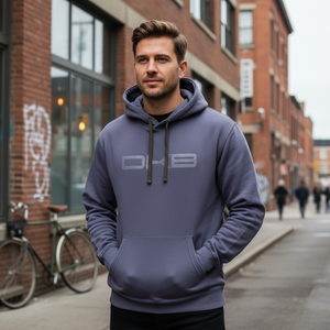 DKB uomo PULLOVER felpa con cappuccio di un formato 500 Gsm Anti-strizzacervelli stampato e ricamato indumento colorante stile Versatile - Product Image 3
