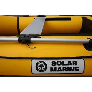 Bote Inflable Solarmarine para 3 Personas con Piso <span class=keywords><strong>de</strong></span> <span class=keywords><strong>Madera</strong></span>, Motor Eléctrico <span class=keywords><strong>de</strong></span> PVC y Remos - Product Image 3