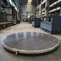Plaque de tube à déflecteur en acier inoxydable usinée par CNC, alliage 20Cr2Ni4A, acier structurel 304, services de forgeage