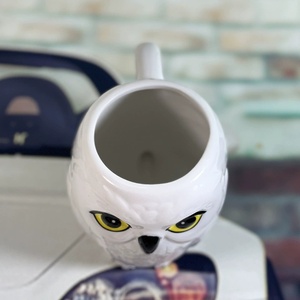 Harry <span class=keywords><strong>Hedwig</strong></span> <span class=keywords><strong>Chouette</strong></span> Tasse en céramique sculptée en 3D Cartoon Grande tasse à café pour expresso - Product Image 5