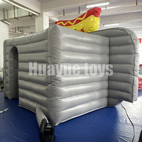 Promotion commerciale 5*2.5m chariot de nourriture gonflable étanche thème Hot Dog tente gonflable camion de nourriture gonflable