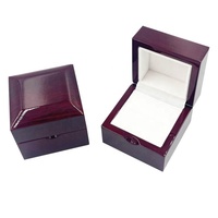 Coffret de boucles d'oreilles en bois, pour Piano, finition de cerise, accessoire de luxe, boîte cadeau
