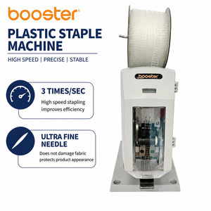 Booster Electric Staple <b>Machine</b> Semi-Automatic 220V Packaging Line Equipment with <b>Pedal</b> and Needle Accessories - Product Image 2