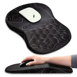 Ergonomic chuột Pad với gel hỗ trợ cổ tay, thoải mái Mousepad