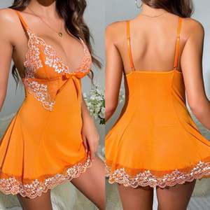 SFY3019 Vente chaude de lingerie de nuit pour femmes en dentelle, maille transparente, lingerie sexy, robe de nuit - Product Image 2