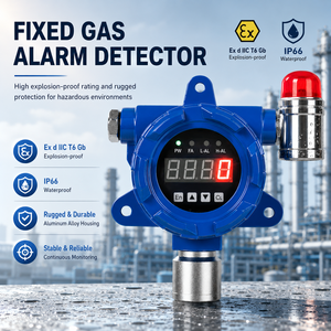Détecteur de fuite de gaz fixe HIREP, détecteur de gaz combustible pour l'industrie, le laboratoire et la maison - Product Image 1
