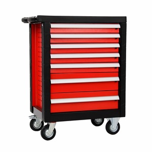 Armoire à outils mobile avec 7 tiroirs, chariot de rangement roulant, revêtement poudré, capacité de charge de 300 kg - Product Image 3