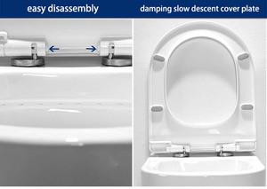 Bán buôn tầng thường vụ <span class=keywords><strong>commode</strong></span> hai miếng gốm sứ vệ sinh Suite WC rửa tay bệ lưu vực bồn rửa phòng tắm nhà vệ sinh thiết lập - Product Image 5