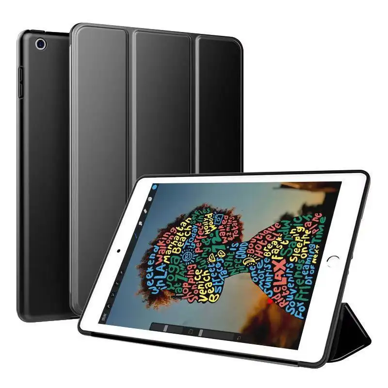 trifold ultra thin soft TPU Smart stand cover case for iPad 10.2/10.5 tablet cover