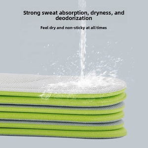 Soletta Sportiva 4D <span class=keywords><strong>in</strong></span> <span class=keywords><strong>Memory</strong></span> <span class=keywords><strong>Foam</strong></span> <span class=keywords><strong>con</strong></span> Massaggio, Nuova, per Uomo e Donna, Assorbe Sudore, Anti-Odore, Traspirante, Morbida, Ammortizzante - Product Image 4