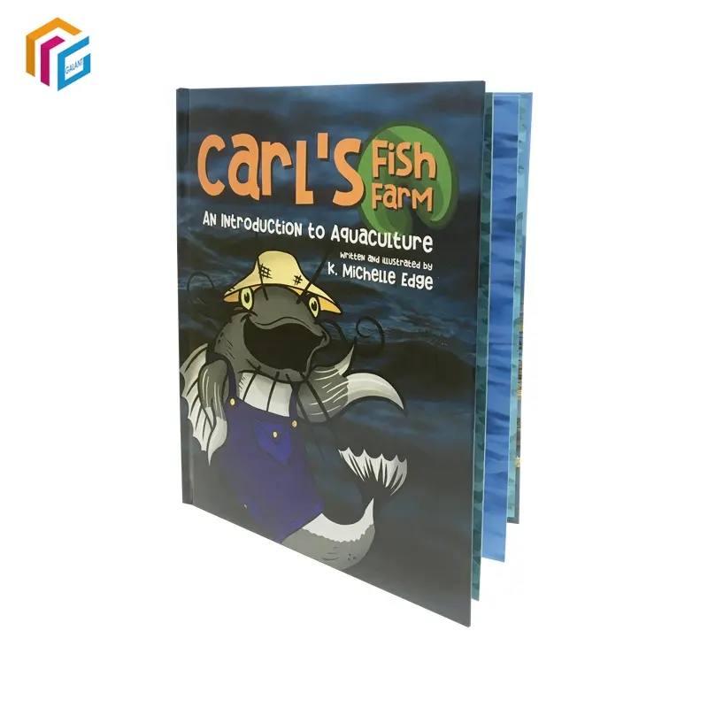 Hot Koop Full Color Cmyk Kinderen Digitale Gratis Monster Hardcover Binding Papieren Boek Afdrukken