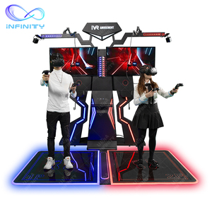 VR Trò chơi bắn súng thực tế ảo mô phỏng nền tảng trò chơi trẻ em miễn phí chiến đấu nhiều người chơi đi bộ nền tảng cho công viên chủ đề bán hàng - Product Image 5