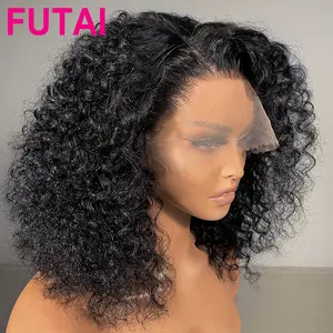 180 घनत्व मानव बाल 360 ब्राजीलियन मानव बाल पूर्ण फीता विग बोब विग काली महिलाओं के लिए मानव विग
