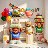 Ballons en aluminium BLN nouveau design - Formes de bougies de gâteau pour fête d'anniversaire - Fournisseur de ballons à l'hélium les plus vendus en gros