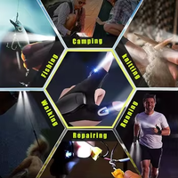 TOACH Vente Chaude Gant Lampe de Travail Rechargeable LED Projecteur Gant Extérieur avec Lumières