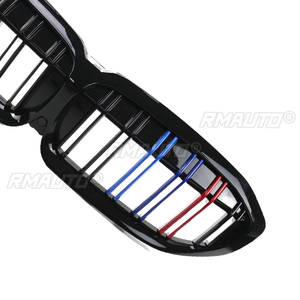 Pour BMW Série 3 G20 G21 2019-2022, calandre avant, pare-chocs, grilles de course, double lamelles, style M Performance, accessoires de voiture, M340i - Product Image 5