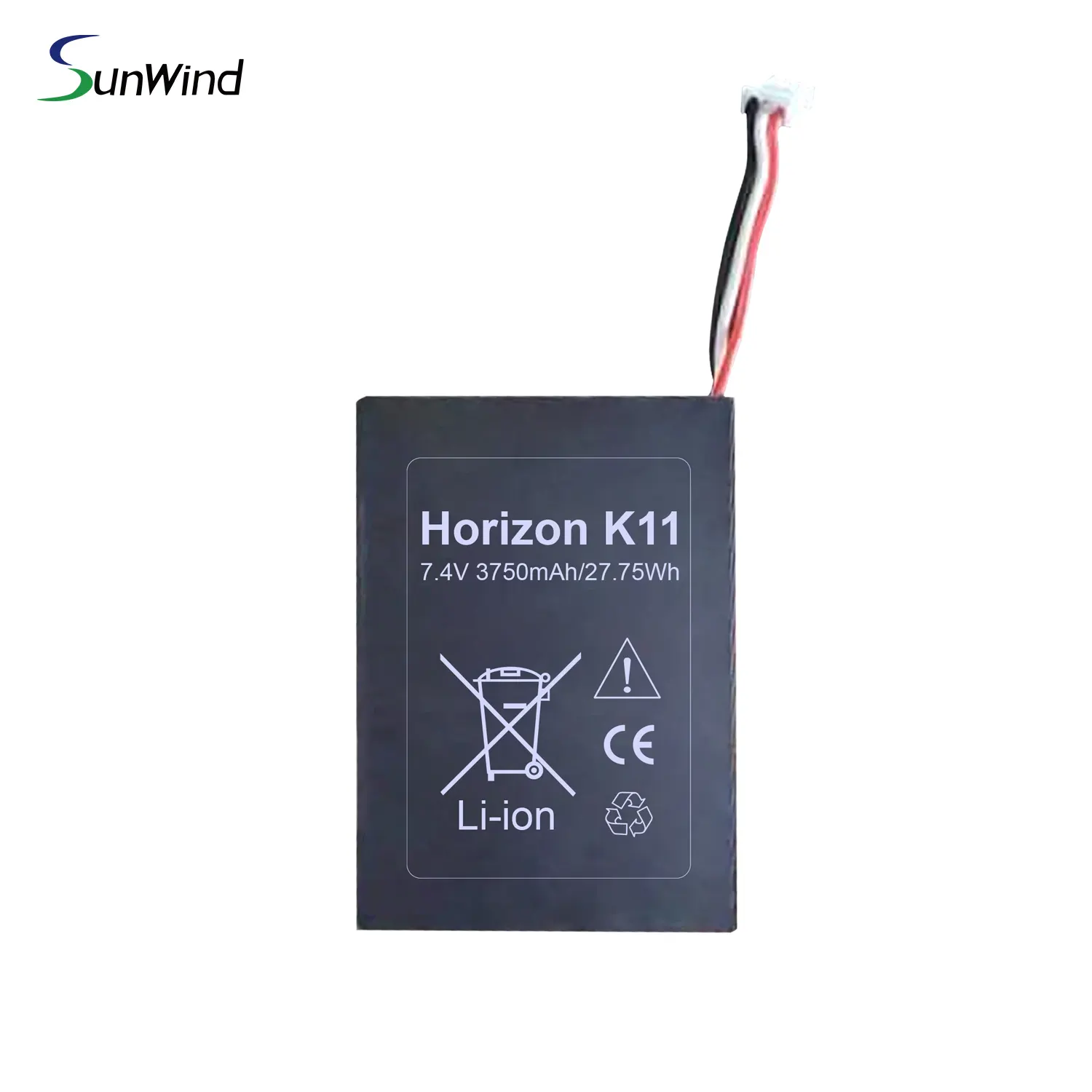 Batteria per la sostituzione del terminale POS Horizon K11 7.4V 3750mAh batteria del terminale di cassa