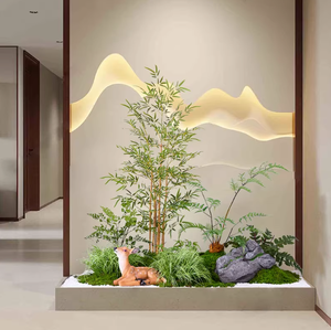 Plantas Verdes Artificiales para Decoración de Interiores, Esquinas de Escaleras, Balcones, Adornos de Paisajismo, Árbol Artificial Biónico - Product Image 1