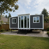 Maison conteneur extensible 20/40 pieds, norme australienne, de luxe, type Granny Flat, préfabriquée et modulaire, avec cuisine et salle de bain