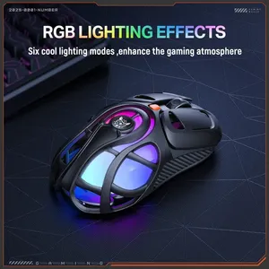 Souris de jeu RGB ONIKUMA DM02 Tri-mode - Boîtier cellulaire léger, Taux d'échantillonnage 1000 Hz - Vente en gros en ligne - Product Image 4