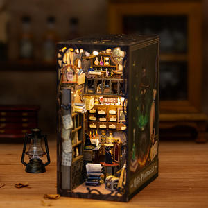 Magic Apothecary DIY - Modèle de serre-livres en bois 3D fait main à assembler - Jouet de construction - Cadeau d'anniversaire - À partir de 14 ans - Product Image 1